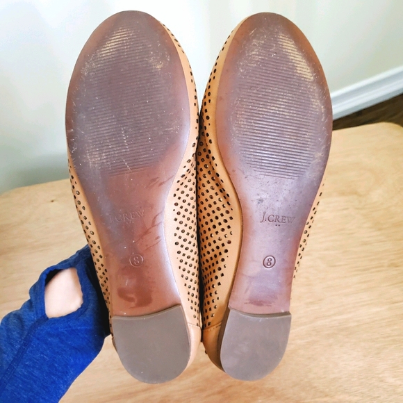 J.Crew Beige Flats Size 8 - Picture 6 of 6